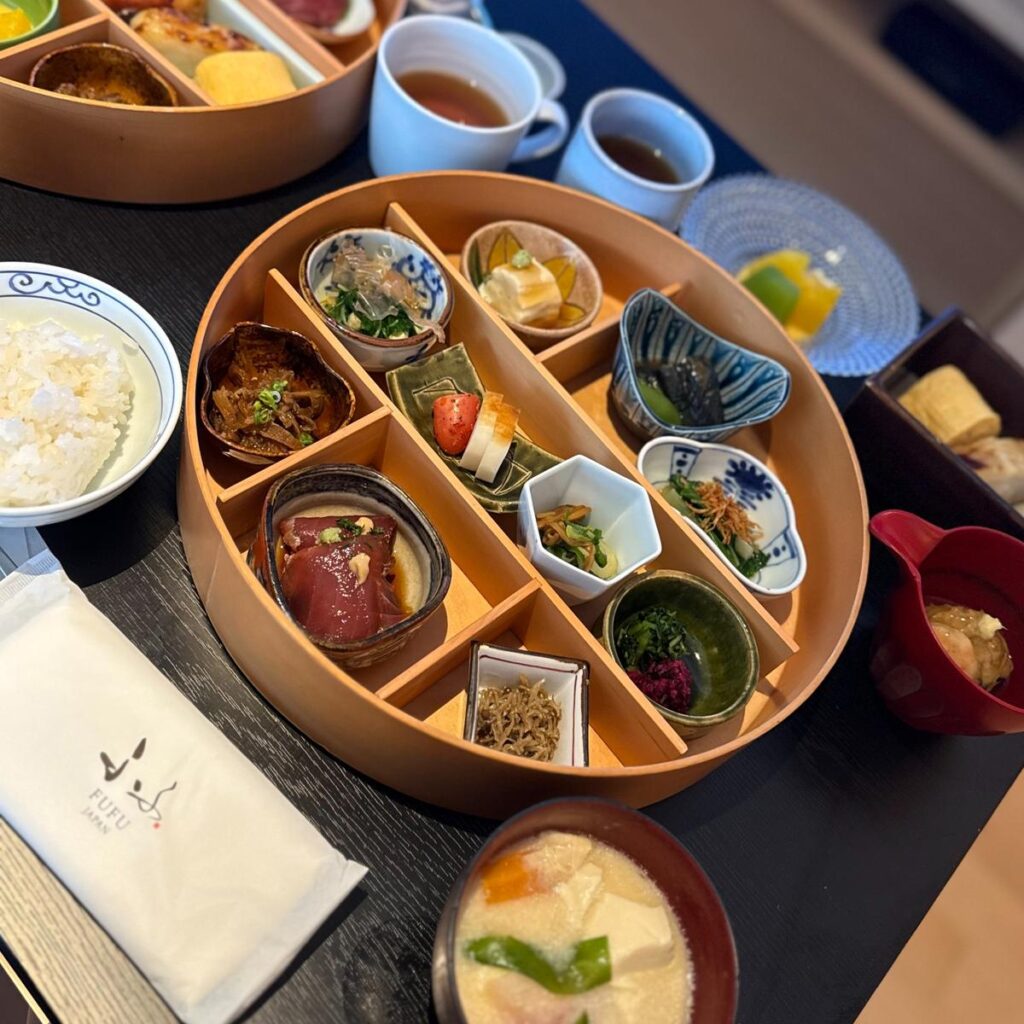 ふふ京都 朝食 和朝食 お重スタイル