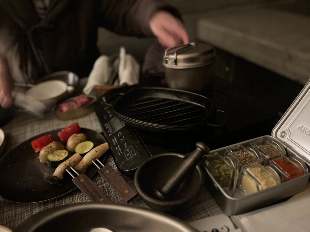 星のや富士 グランピングカレー スパイス調合