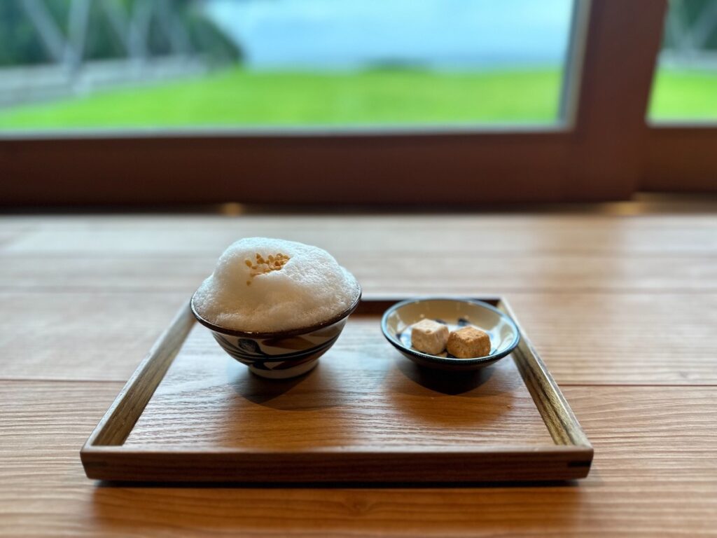 星のや沖縄の道場でいただくぶくぶく茶の特別体験